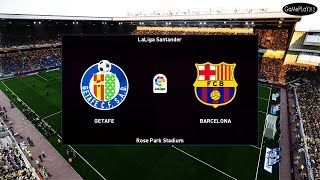 Pes 2020 - getafe vs barcelona full match & amazing goals gameplay pc