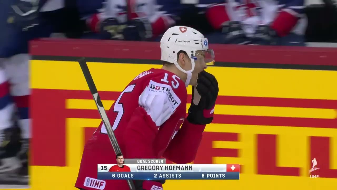 Grégory Hofmann Goal vs. Great Britain (2021 WMHC Preliminary Round)