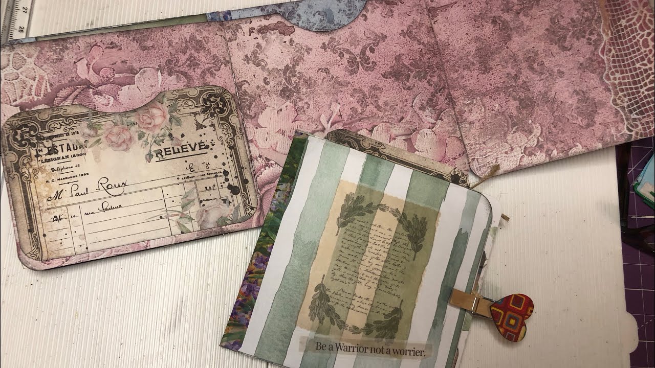 Super new one sheet wonder Tutorial Album Folder Junk Journal #tutorial ...