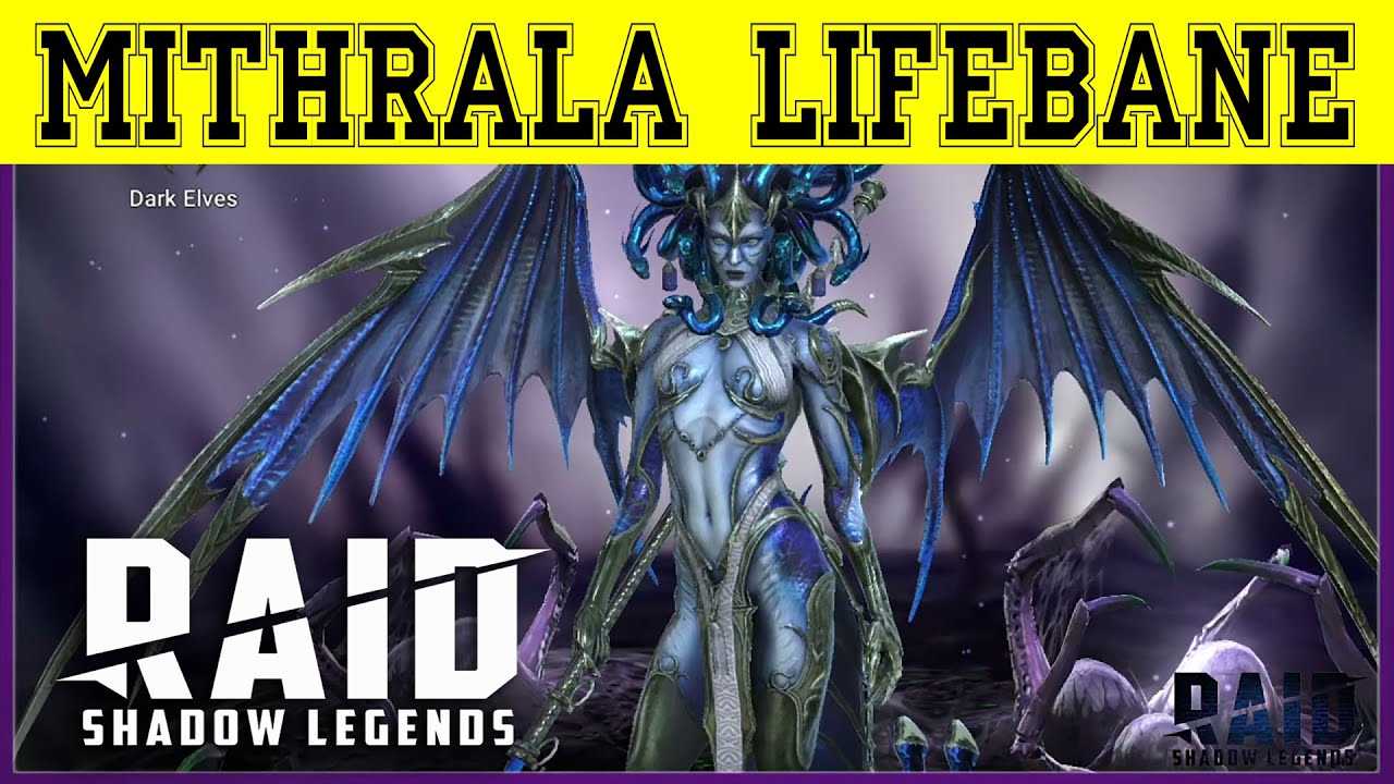 Mithrala ⚡️⚡️ Raid Shadow Legends Mithrala Lifebane - Champion Spotlight 🏆 ...