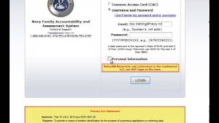 How to Log In to NFAAS