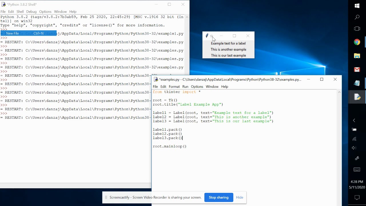 The .title() Method | Python GUI Apps With Tkinter - YouTube