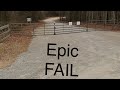 EPIC FAIL !!! for my first moto vlog ever