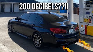 BMW G30 540i Gets Exhaust Cutout **INSANELY LOUD!!!!**