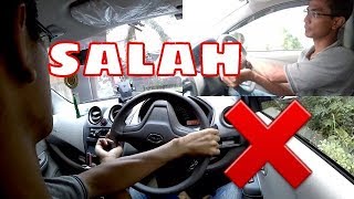 Pada dasarnya cara memegang kemudi mobil itu bebas, tidak ada aturan
baku yang mengharuskan menggunakan a atau b. kebiasaan orang dalam
setir m...