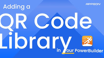 Adding a QR Code Library into your PowerBuilder Application
