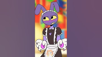 SAD CAT DANCE JAX - The Amazing Digital Circus Animation #theamazingdigitalcircus #shorts