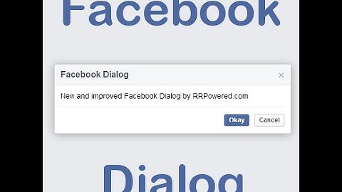Facebook Dialog using jQuery and CSS