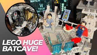 Lego Huge Batcave MOC all connected!