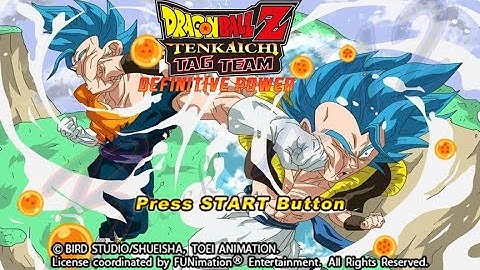 Dragon Ball Definitive Power Tenkaichi Tag Team DBZ TTT MOD PPSSPP ISO V6