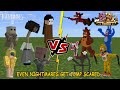 Five Nights at Freddy's [FNAF] VS Little Nightmares 2 (NIGHTMARE BATTLE) Minecraft PE
