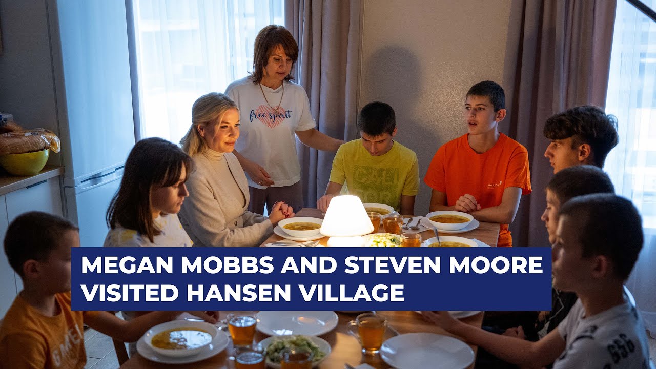 Megan Mobbs and Steven Moore visited Hansen Village