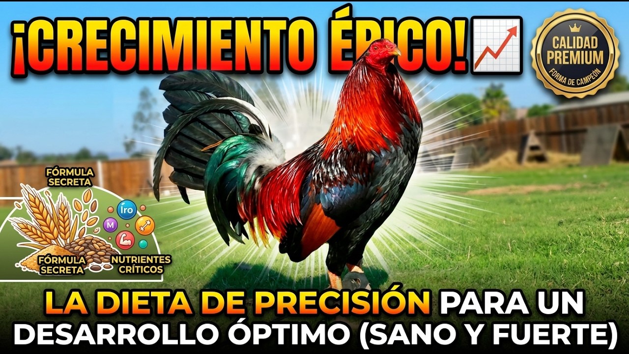La Dieta Perfecta: Nutrición de Precisión para un Desarrollo Óptimo de tus Gallos.