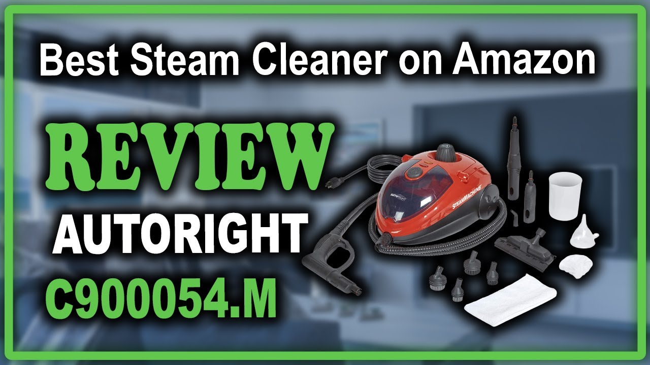 11 Accessories AutoRight C900054.M Red SteamMachine Multi-Purpose Steam Cleaner 