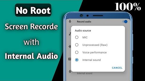 Screen Record with Internal Audio on Android (No Root)