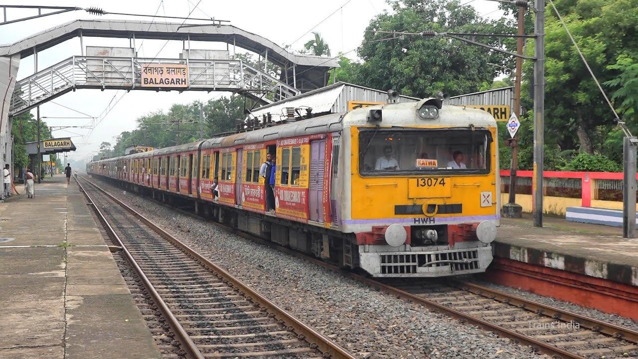 Howrah-Katwa Local Train Train || Electric Multiple Units/EMU | Indian Railways