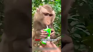 Monkeys Master Coconut Picking in Thailand!"#MonkeyFarmers #Thailand #SmartAgriculture