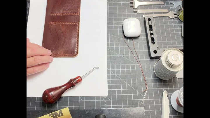 Making a Traditional Bifold Wallet  Part 5B