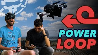 How to POWER LOOP A Freestyle Drone - First Flight to Freestyle with DJI FPV