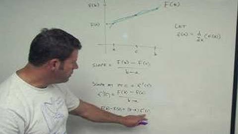 calculus fundamental theorem part ii proof (1 of 2)