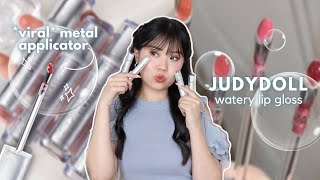 Viral Judydoll Watery Lip Gloss Lip Swatches Review