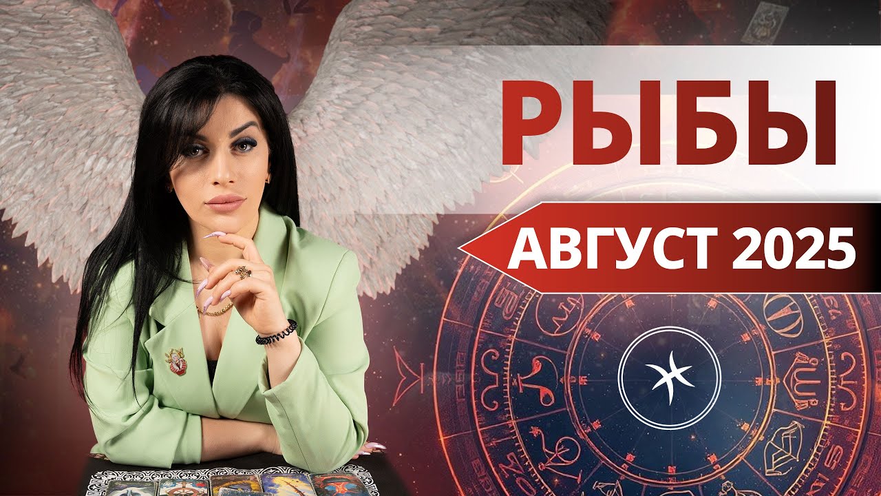 РЫБЫ АВГУСТ 2025. Таро расклад для Рыб на АВГУСТ 2025 от Анны Арджеванидзе