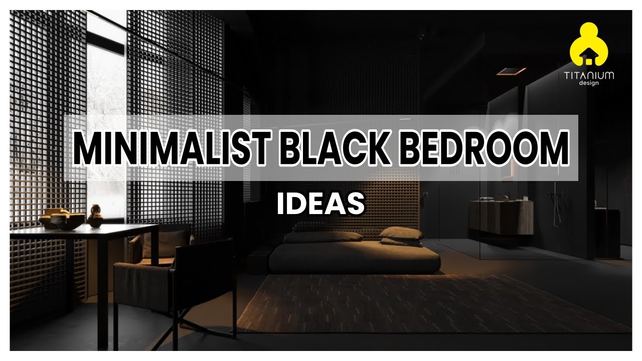 11+ Minimalist Black Bedroom Ideas YouTube