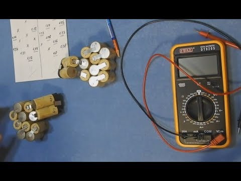 Ремонт Ni-Cd аккумулятора от шуруповерта своими руками / Battery / Repair