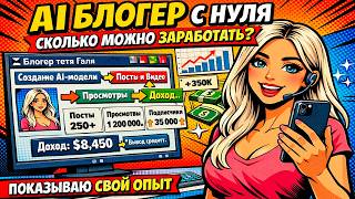 [САМ НЕ ТЕСТИЛ] Создаем AI Блогера и зарабатываем не нем