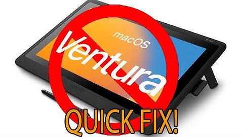How to Fix Mac OS Ventura Wacom Issue Easily