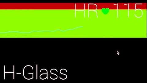 Raspberry PI + heart beat sensor connected to Google Glass