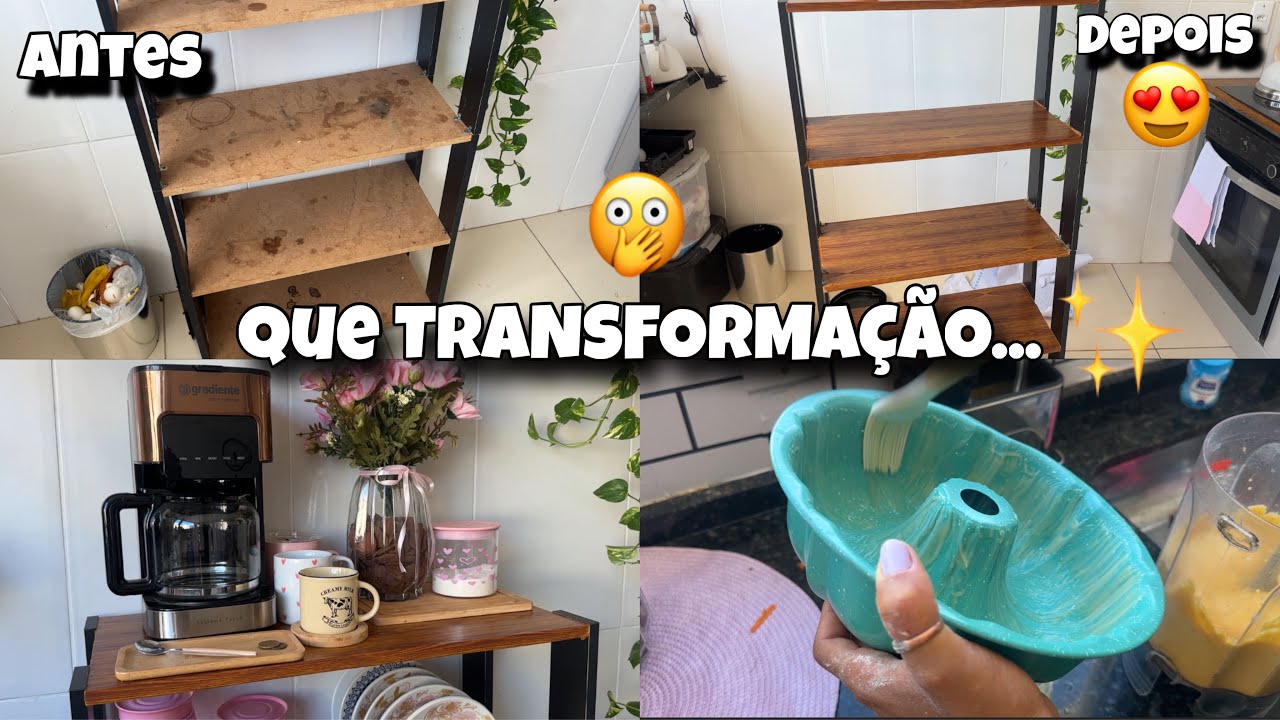 TRANSFORMAÇÃO SIMPLES ✨ TESTANDO FORMA NOVA | ROTINA REAL EM CASA 💛