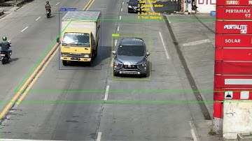 Sistem Penghitung Kendaraan dan Pembacaan Plat Nomor Kendaraan