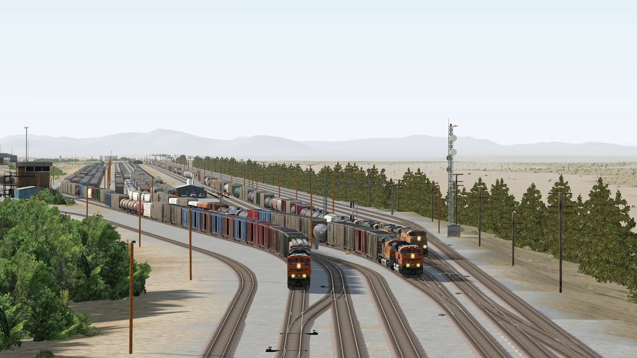 Barstow yard triple departure YouTube