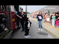 2 Dover students rode to school on a screaming fire truck as an award for fire safety art