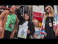 2 Dover students rode to school on a screaming fire truck as an award for fire safety art