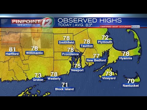 WEATHER NOW: Few Showers Friday, Then Hot Weekend - YouTube