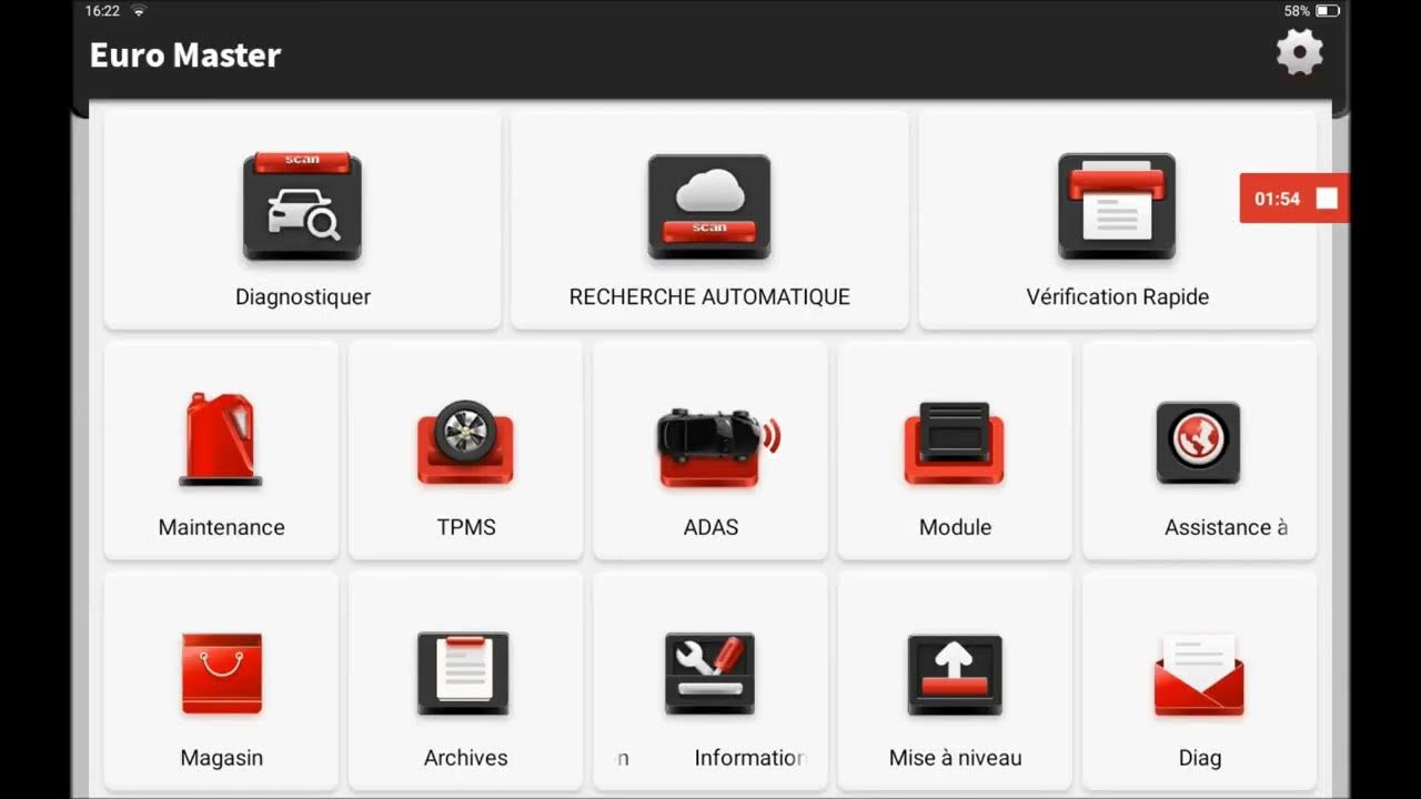 BMW X1 Réinitialisation témoin usure plaquettes avec Thinkcar Master YouTube