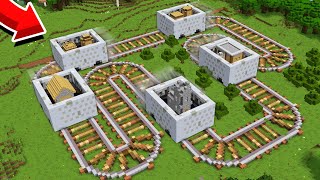 МАЙНКРАФТ НО Я НАШЕЛ ДЕРЕВНЮ ЖИТЕЛЕЙ В ВАГОНЕТКАХ Minecraft Топовский