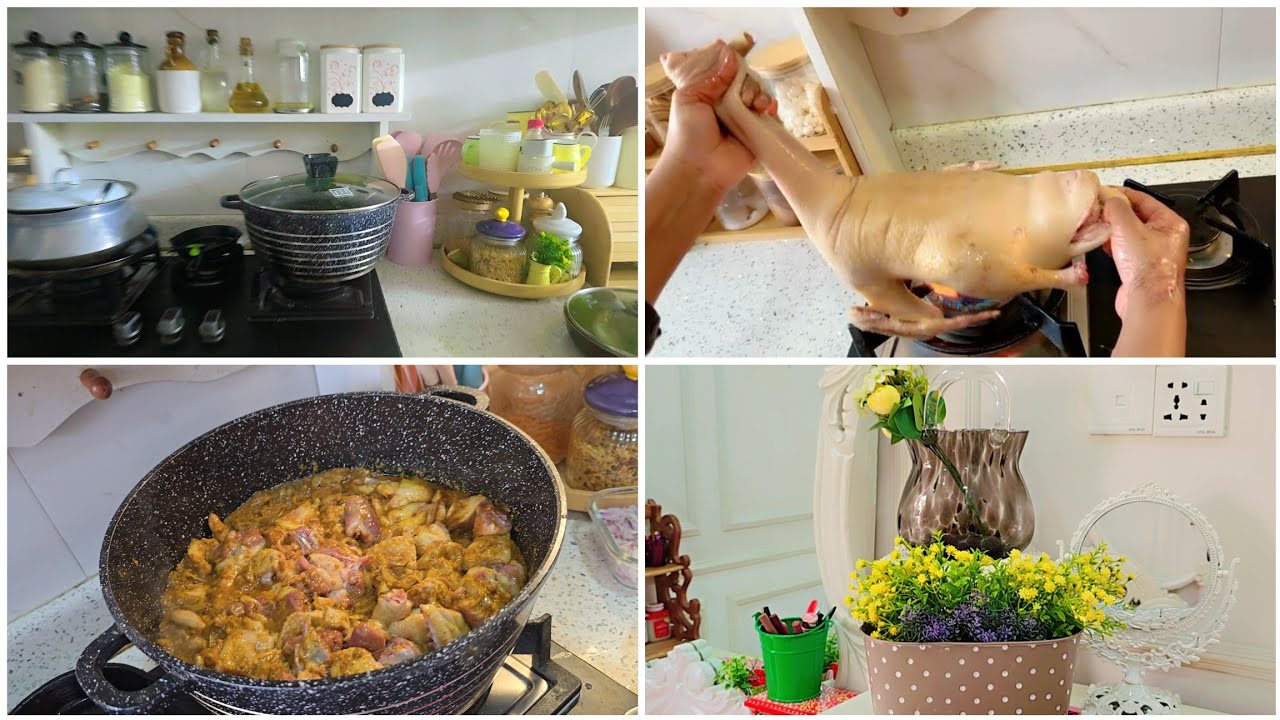 ✨মাষ্টার বেডরুম ডিপক্লিনিং করলাম।এতো বড় হাঁস রান্না করলাম যে ভাবে। Rumi's fashionable house