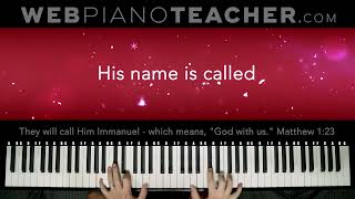 Relaxing Piano Christmas Music - Emmanuel, God With Us - Traditional Hymn Arrangement