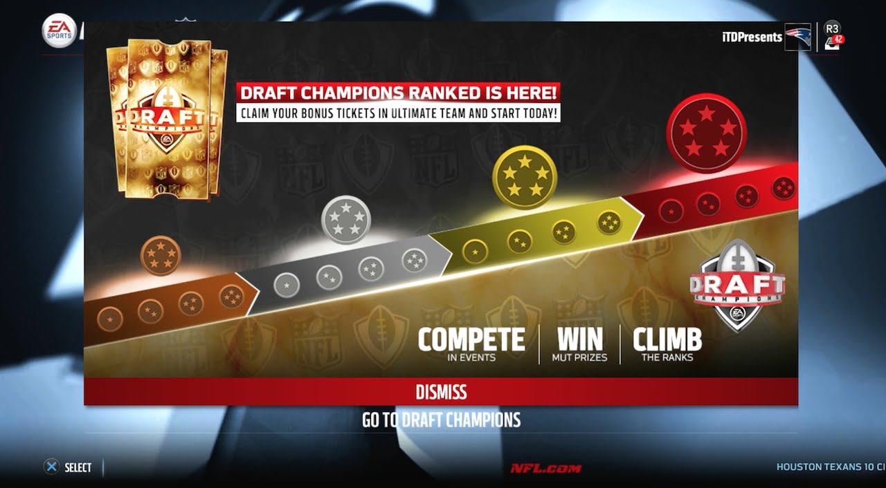 NEW GAME MODE & SERIES! Ranked Draft Champions Gameplay! Madden 16 Ultimate Team