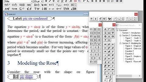 Scientific Author LaTeX WYSIWYG Equation Editor Demo