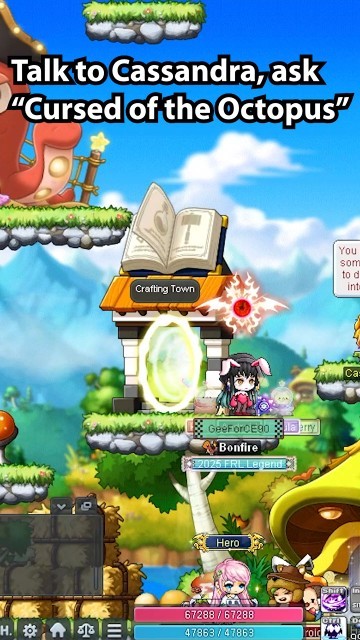 MapleStory Break the Curse of the Octopus Hidden Mission ...