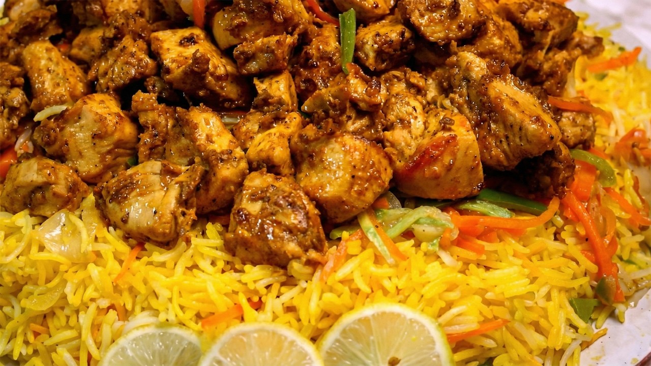 بريانى الدجاج بطريقة سهلة ❗ بتتبيله وهميه هنبهره بطعمها خطيرة _ بنت الشيف