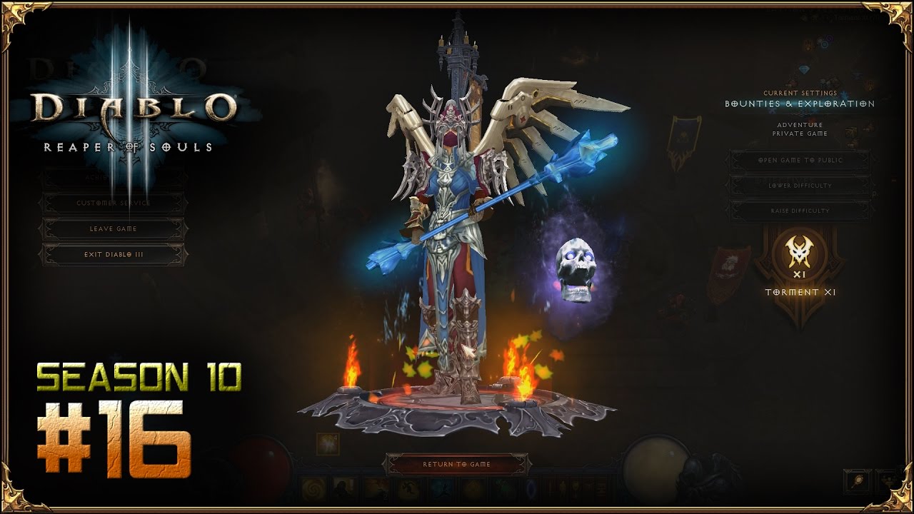 Diablo 3 Season 10 HC Monk (Inna's Sweeping Wind) 16 YouTube