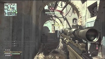 MW3 100% Accuracy MSR - 8 Man Killfeed With MSR Quickscoping