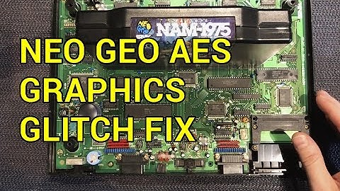 Neo Geo AES Repair Graphic Glitches 