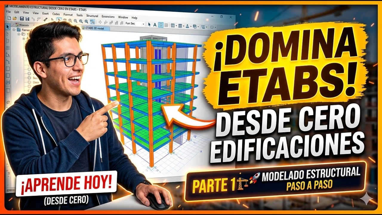 automatización para el diseño estructural con python... 🏗️ MODELAMIENTO ESTRUCTURAL DESDE CERO EN ETABS – EDIFICICACIONES ...