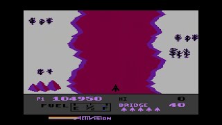 Celebrity River Raid Cold Winter [Atari 800] [Final Bridge: 40] [Score: 106910] [Full HD] Wealth